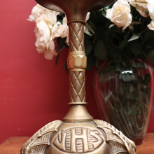 Load image into Gallery viewer, A pair of antique French candlestick holders, brass candle holders, and gargoyle feet. B11963