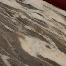 Load image into Gallery viewer, x SOLD French Walnut and Marble Hall Cabinet or Side Cupboard with Marble Top and Felt Lined. B11869