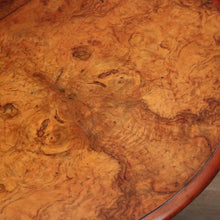 Load image into Gallery viewer, x SOLD Antique English Burr Walnut Drop Leaf Table, Wine, Side, Sutherland Table. B11810