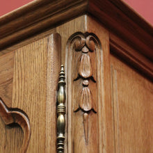 Load image into Gallery viewer, x SOLD Vintage French Oak Drinks Cabinet, Hall Cupboard or Linen Press, TV Unit. B11558