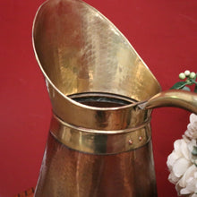 Load image into Gallery viewer, x SOLD Antique French Copper and Brass Water Pitcher, Jug or Umbrella Holder Stand. B11887