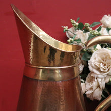 Load image into Gallery viewer, x SOLD Antique French Copper and Brass Water Pitcher, Jug or Umbrella Holder Stand. B11887
