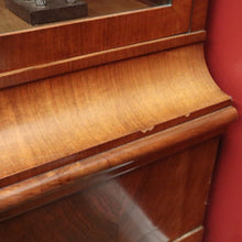Load image into Gallery viewer, x SOLD Antique French China Cabinet, Display Cupboard or Bookcase, Glass Shelves. B12048