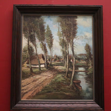 Load image into Gallery viewer, x SOLD Large and well painted Dutch Country Scene Oil on Canvas, Signed to the Bottom Right. B11428
