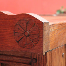 Load image into Gallery viewer, x SOLD Antique French Oak Trunk, Coffee Table, Toy Chest, Hand-forged banding, Lock and Key. B11430