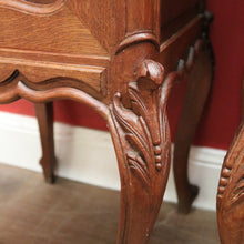 Load image into Gallery viewer, x SOLD Antique Bedside Cabinets or Lamp Tables, French Antique circa 1890, Marble Tops. B11676