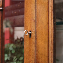 Load image into Gallery viewer, x SOLD Antique China Cabinet - Ricketts and Thorp Australian Glass Shelf Display Cabinet. B11918