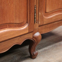 Load image into Gallery viewer, x SOLD Antique French Oak Four-Door Armoire Wardrobe, Linen Press, Cabinet or Cupboard. B11750
