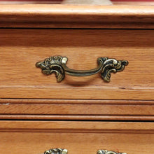 Load image into Gallery viewer, x SOLD A Pair of Antique French Lamp Side Tables or 2 Drawer Bedside Tables. B11804