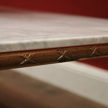 Load image into Gallery viewer, x SOLD Vintage Brass and Marble Coffee Table, Italian, Italy Marble top Side, Lamp, coffee Table. B11583