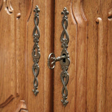 Load image into Gallery viewer, x SOLD Vintage French Oak Drinks Cabinet, Hall Cupboard or Linen Press, TV Unit. B11558