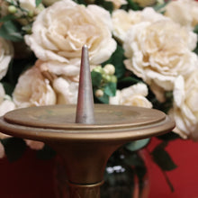 Load image into Gallery viewer, A pair of antique French candlestick holders, brass candle holders, and gargoyle feet. B11963