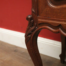 Load image into Gallery viewer, x SOLD Antique Bedside Cabinets or Lamp Tables, French Antique circa 1890, Marble Tops. B11676