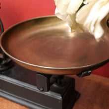 Load image into Gallery viewer, x SOLD Antique French Cast Iron and Brass Pan Scales, Kitchen, Fruit Market Scales. B11893
