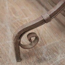 Load image into Gallery viewer, x SOLD Antique Wrought Iron and Marble Top French Outdoor Garden Table, potting Table. B11629