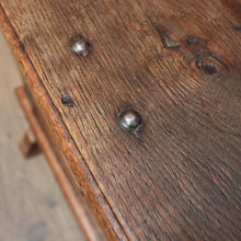 Load image into Gallery viewer, x SOLD Antique French circa 1840 Blanket Box or Coffer, Trunk or Chest with Iron Handles. B11817a