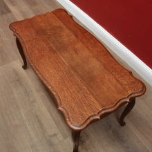 Load image into Gallery viewer, x SOLD Vintage French Coffee Table with Drawer to Each end and Brass Handles. B11703
