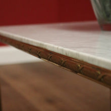 Load image into Gallery viewer, x SOLD Vintage Brass and Marble Coffee Table, Italian, Italy Marble top Side, Lamp, coffee Table. B11583