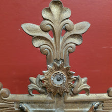 Load image into Gallery viewer, x SOLD Antique Brass Crucifix, Cross, Jesus on the Cross, Home Worship or Devotion. B11600