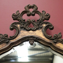 Load image into Gallery viewer, x SOLD Antique Italian Floral Gilt Wall Mirror, Hall Mirror Vanity Mirror, Gilt Frame. B11310
