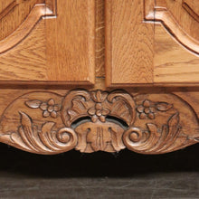 Load image into Gallery viewer, x SOLD Vintage French Oak Drinks Cabinet, Hall Cupboard or Linen Press, TV Unit. B11558