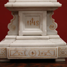 Load image into Gallery viewer, x SOLD Antique French Marble Crucifix with Gilt Detail on the Cross, Jesus on the Cross. B11586