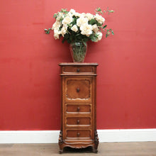 Load image into Gallery viewer, x SOLD An Antique French Bedside Table or Lamp Table with Marble Top, and Marble Insert. B11822