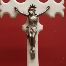 Load image into Gallery viewer, x SOLD Antique French Marble Crucifix with Gilt Detail on the Cross, Jesus on the Cross. B11586