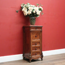 Load image into Gallery viewer, x SOLD An Antique French Bedside Table or Lamp Table with Marble Top, and Marble Insert. B11822