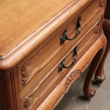 Load image into Gallery viewer, x SOLD A Pair of Vintage Bedside Cabinets or 2 Drawer, 1 Shelf Lamp Side Tables. B11798