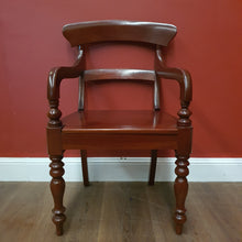 Load image into Gallery viewer, Set of Six Australian Cedar Kitchen or Dining Chairs – Vintage Timber Seating. B12582