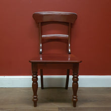 Load image into Gallery viewer, Set of Six Australian Cedar Kitchen or Dining Chairs – Vintage Timber Seating. B12582