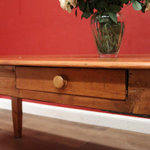 Load image into Gallery viewer, x SOLD Circa 1840 Antique French Pine Refectory Dining Table or Kitchen Table, One Drawer. B11809