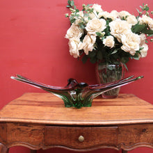 Load image into Gallery viewer, Antique French Glass Bowl or Vase - Murano-Style Mid-Century Dish. B11645