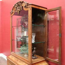 Load image into Gallery viewer, x SOLD Antique French China Cabinet, Display Cupboard or Bookcase, Glass Shelves. B12048