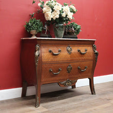 Load image into Gallery viewer, x SOLD Antique French Chest of Drawers, Entry or Hall Table, Cabinet with Marble Top and Brass Handles B11329