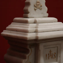 Load image into Gallery viewer, x SOLD Antique French Marble Crucifix with Gilt Detail on the Cross, Jesus on the Cross. B11586