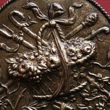 Load image into Gallery viewer, x SOLD French Brass Umbrella Holder or Stand, Pressed Brass Walking Stick Holder. B11865