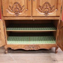 Load image into Gallery viewer, x SOLD Vintage French Oak Drinks Cabinet, Hall Cupboard or Linen Press, TV Unit. B11558
