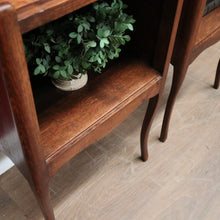 Load image into Gallery viewer, X SOLD A pair of Antique French Oak Lamp Table or Side Table, Bedside Cabinets. B11325
