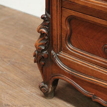 Load image into Gallery viewer, x SOLD An Antique French Bedside Table or Lamp Table with Marble Top, and Marble Insert. B11822