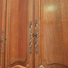 Load image into Gallery viewer, x SOLD Antique French Armoire or Wardrobe, Four-Door Linen Cabinet Storage Cupboard. B11553