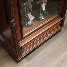 Load image into Gallery viewer, x SOLD Antique French Walnut Church-Inspired China Cabinet or Bookcase Cupboard B11916