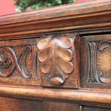 Load image into Gallery viewer, x SOLD Antique Flemish Oak Sideboard, Felt Lined Hall Cupboard, Dining Room Sideboard B11462