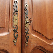Load image into Gallery viewer, x SOLD Antique French Oak Four-Door Armoire Wardrobe, Linen Press, Cabinet or Cupboard. B11750