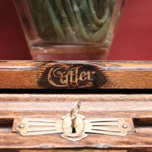 Load image into Gallery viewer, x SOLD Antique Cutler Desk, Twin Pedestal Cutler, NY, Buffalo Roll Top Office Desk with Key. B11931