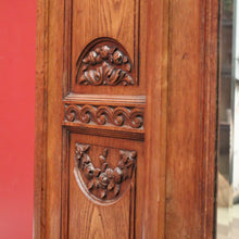 Load image into Gallery viewer, x SOLD Antique French Oak Armoire, Wardrobe, Linen Press. Antique Blind Bookcase or Storage Cabinet. B11294