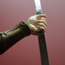 Load image into Gallery viewer, x SOLD Antique French Art Deco Bronze and Marble Base Statue Robin Hood, circa 1930. B11302