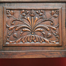 Load image into Gallery viewer, Antique French Hall Chair, an Oak and Rush Seat Carver, Office Chair or Armchair. B11801