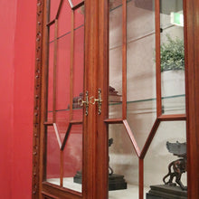 Load image into Gallery viewer, x SOLD Antique French Rosewood China Cabinet or Two door Bookcase, Glass Shelves B11530